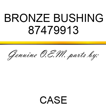 BRONZE BUSHING 87479913