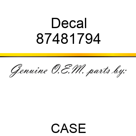 Decal 87481794