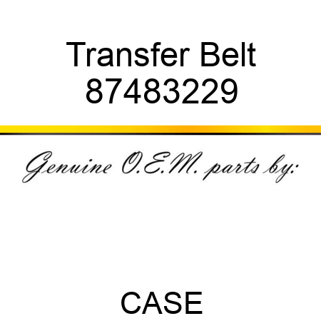 Transfer Belt 87483229