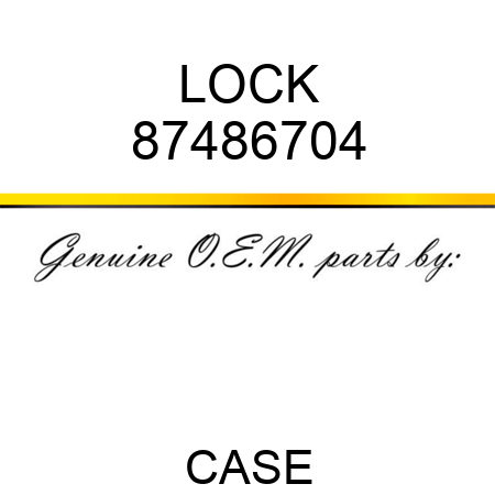 LOCK 87486704