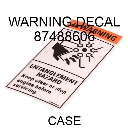 WARNING DECAL 87488606