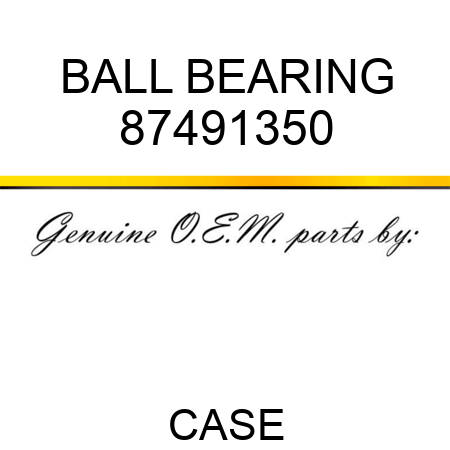 BALL BEARING 87491350