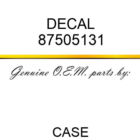 DECAL 87505131