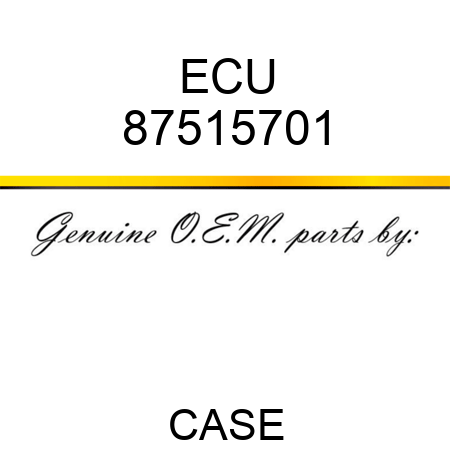 ECU 87515701