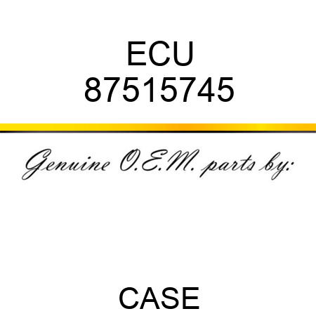 ECU 87515745