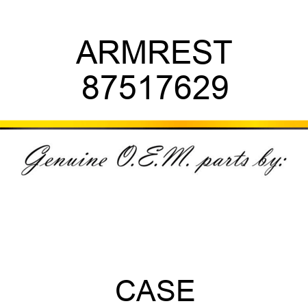 ARMREST 87517629
