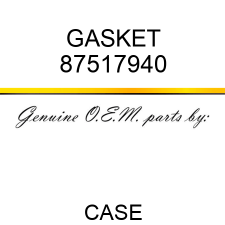 GASKET 87517940