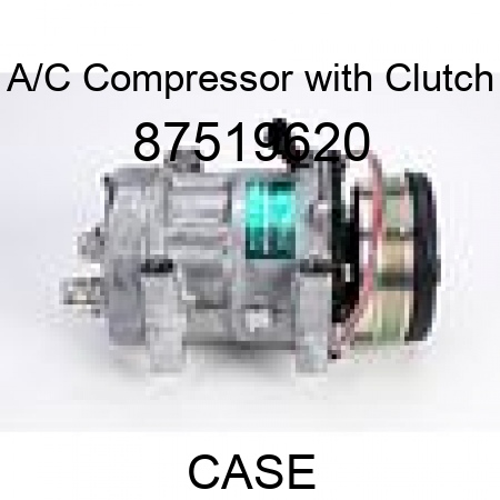 A/C Compressor with Clutch 87519620