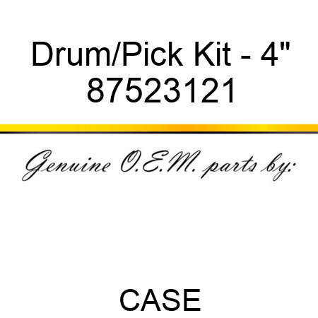 Drum/Pick Kit - 4" 87523121
