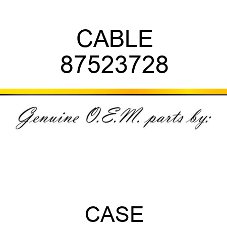 CABLE 87523728