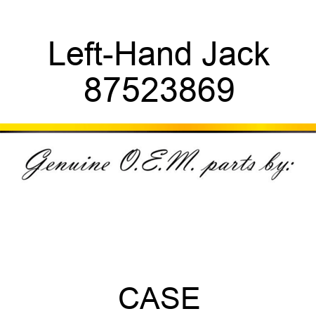 Left-Hand Jack 87523869