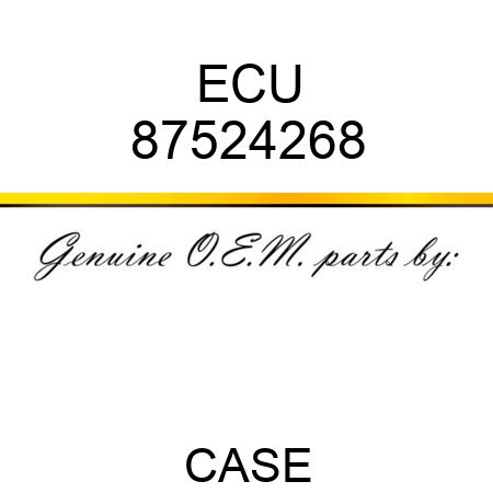 ECU 87524268