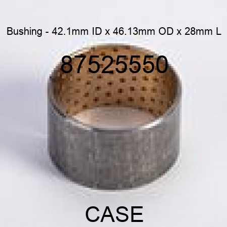 Bushing - 42.1mm ID x 46.13mm OD x 28mm L 87525550