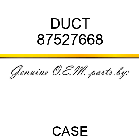 DUCT 87527668