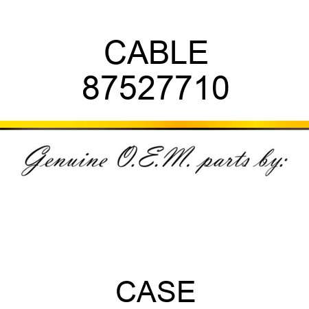 CABLE 87527710