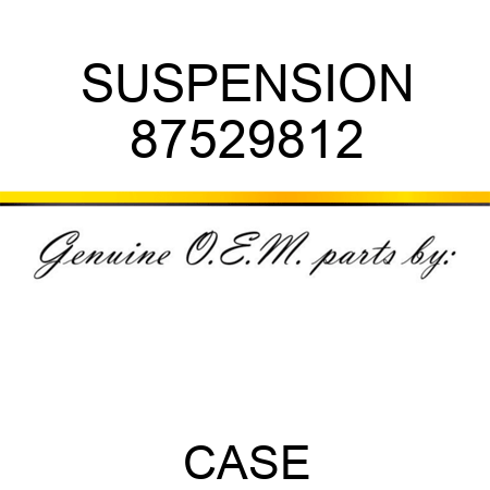 SUSPENSION 87529812