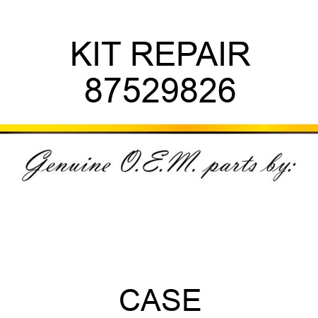 KIT, REPAIR 87529826