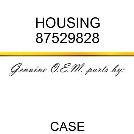HOUSING 87529828