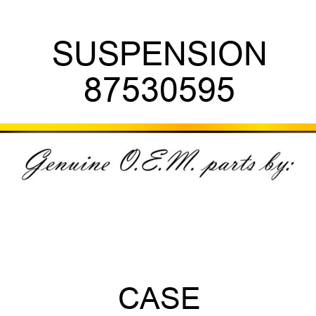 SUSPENSION 87530595