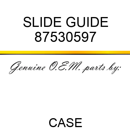 SLIDE GUIDE 87530597