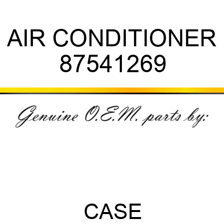 AIR CONDITIONER 87541269