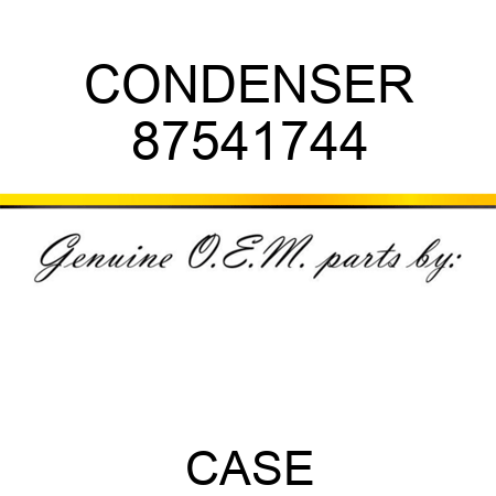 CONDENSER 87541744