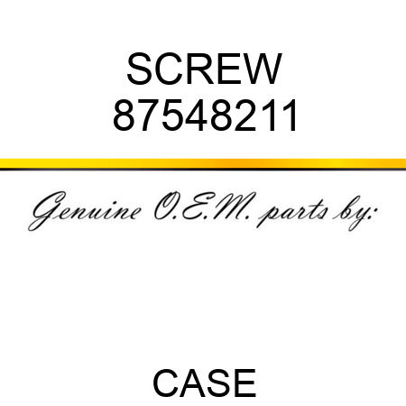 SCREW 87548211