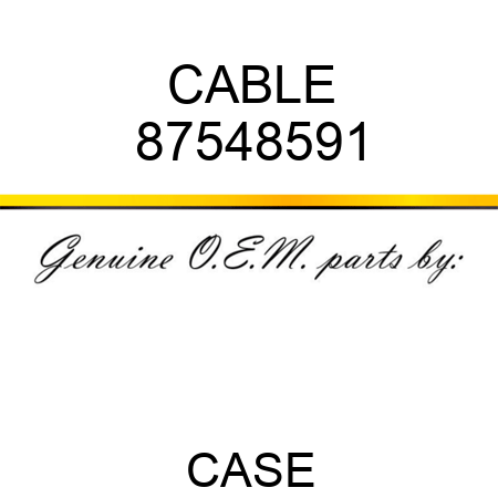 CABLE 87548591