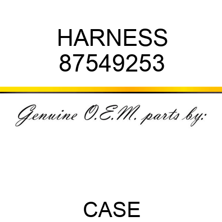 HARNESS 87549253
