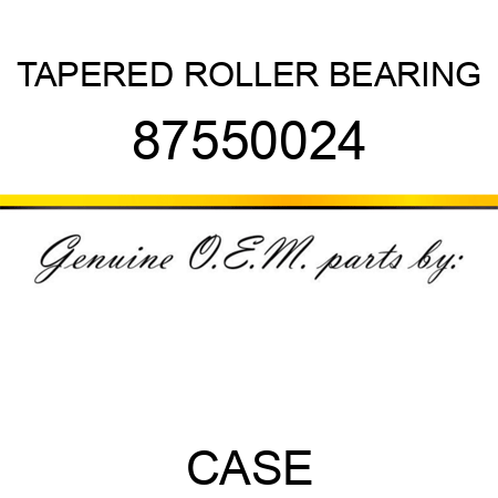 TAPERED ROLLER BEARING 87550024