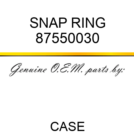 SNAP RING 87550030