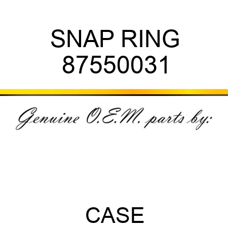 SNAP RING 87550031