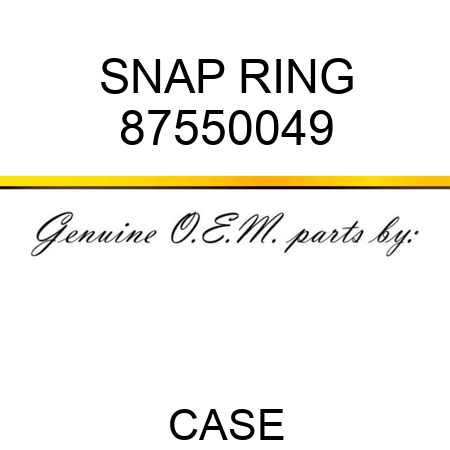 SNAP RING 87550049