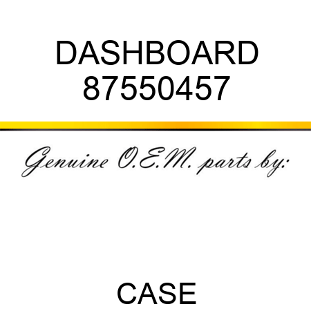 DASHBOARD 87550457
