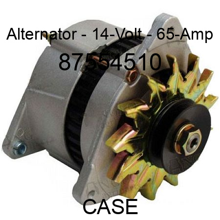 Alternator - 14-Volt - 65-Amp 87554510