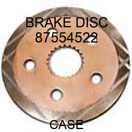 BRAKE DISC 87554522