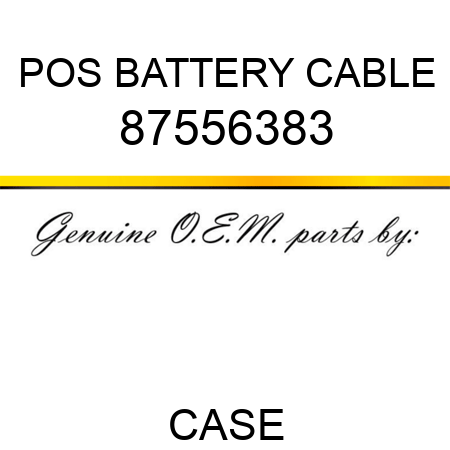 POS BATTERY CABLE 87556383