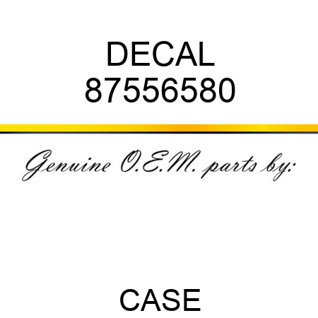 DECAL 87556580