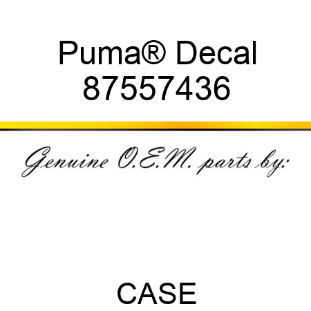 Puma® Decal 87557436