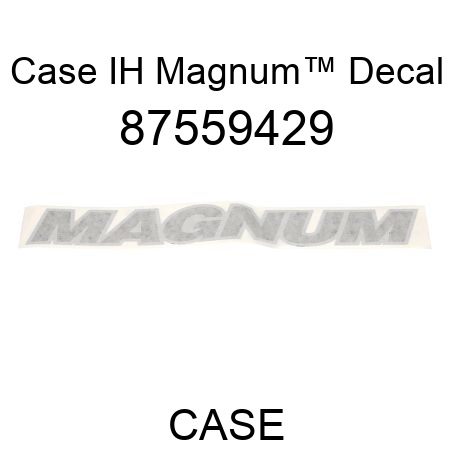 Case IH Magnum™ Decal 87559429