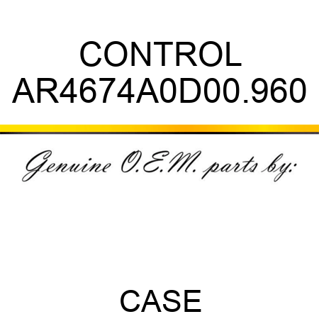 CONTROL AR4674A0D00.960