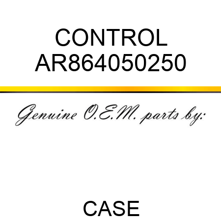 CONTROL AR864050250