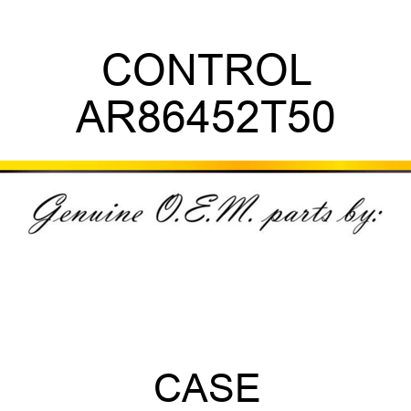 CONTROL AR86452T50