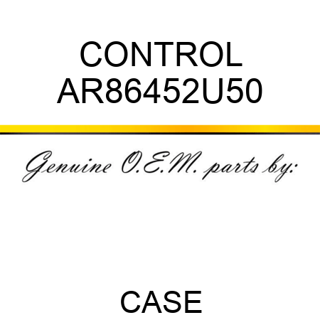 CONTROL AR86452U50