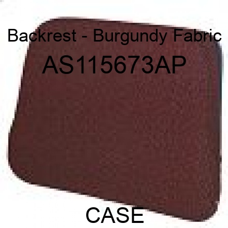Backrest - Burgundy Fabric AS115673AP