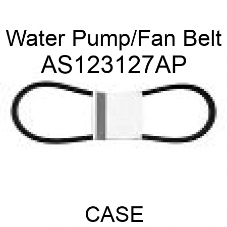Water Pump/Fan Belt AS123127AP