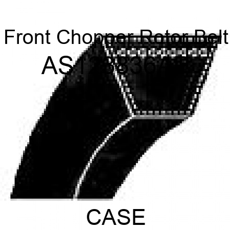 Front Chopper Rotor Belt AS123836AP