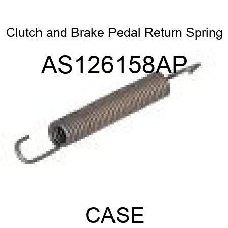 Clutch and Brake Pedal Return Spring AS126158AP
