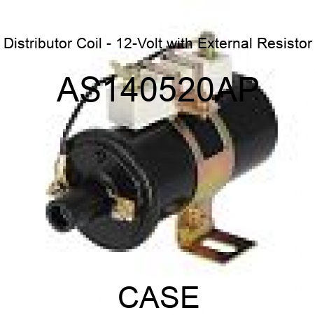 Distributor Coil - 12-Volt with External Resistor AS140520AP