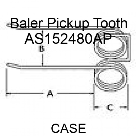 Baler Pickup Tooth AS152480AP